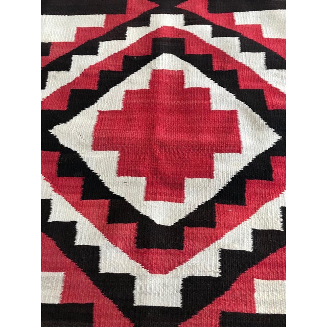 Antique Navajo Chief Blanket For Sale - Image 10 of 12