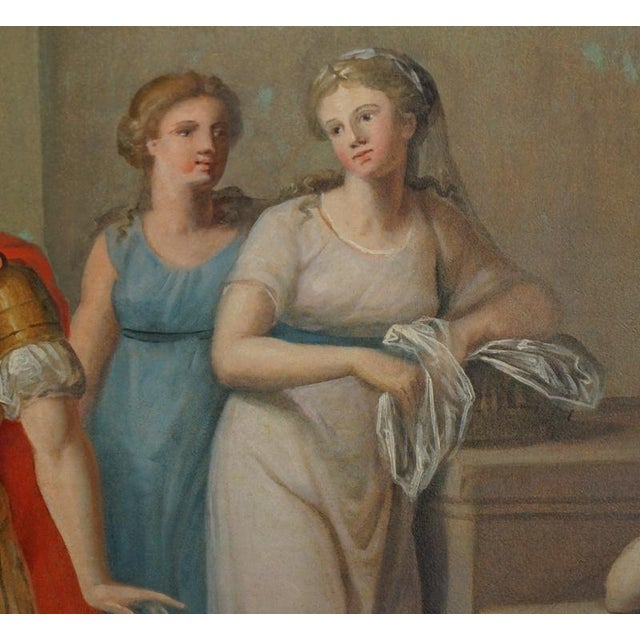 Gold Angelica Kauffman, Hector Taking Leave of Andromache, 1780, OIl Painting For Sale - Image 8 of 18