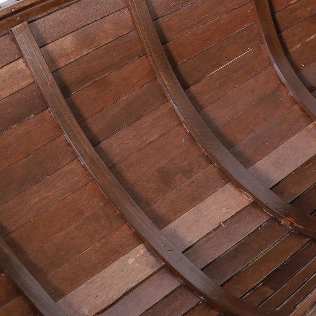 White Large Row Boat or Dinghy Model For Sale - Image 8 of 12