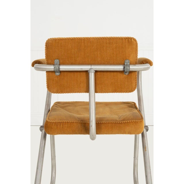 Warren McArthur Aluminum Side Chair Circa 1945 For Sale - Image 9 of 12