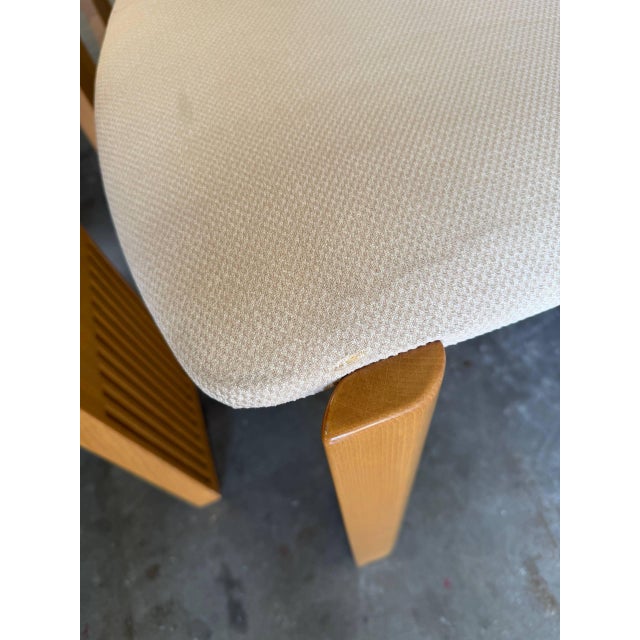 Late 20th Century Set of 6 Italian Tall Back Dining Postmodern Chairs in Style of Pietro Costantini For Sale In Los Angeles - Image 6 of 7