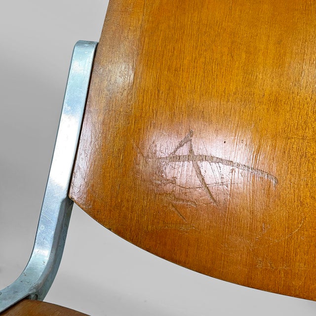 Italian Modern Wood DSC Chairs by Giancarlo Piretti for Castelli, 1970s, Set of 6 For Sale - Image 11 of 18