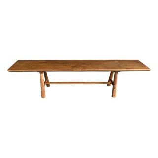Andrianna Shamaris Mid-Century Couture Bench For Sale