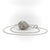 1990s 1990s 18k White Gold Diamond Drop Rock Crystal Necklace With Hand Engraved Cage Setting For Sale - Image 5 of 7