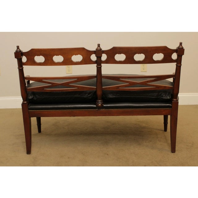 Vintage Regency Style Settee For Sale - Image 11 of 13