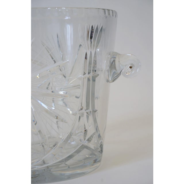 Ice Bucket Lead Crystal Pressed Design 1970s For Sale - Image 11 of 13