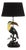 Porcelain and Bronze Toucan Lamp with Oval Right Lampshade by Gand & C For Sale