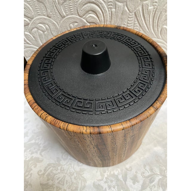 Mid-Century Modern Mid Century Modern Greek Key Ice Bucket For Sale - Image 3 of 8