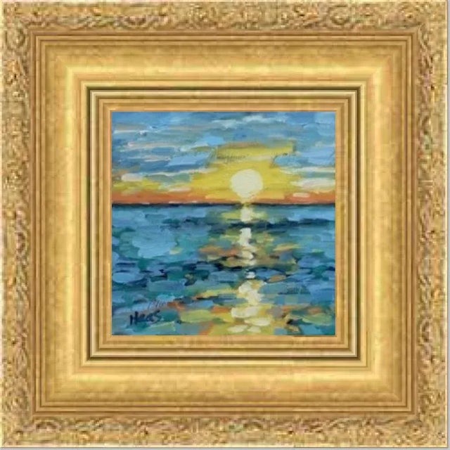 Coastal Sunsets — Seascape, Sunset (Original Oil Painting) For Sale In Reno/Lake Tahoe - Image 6 of 8