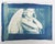 Late 20th century blue tone cyanotype photograph on paper by Eric C. Weller (20th century) Texas of the Monteverde Angel...
