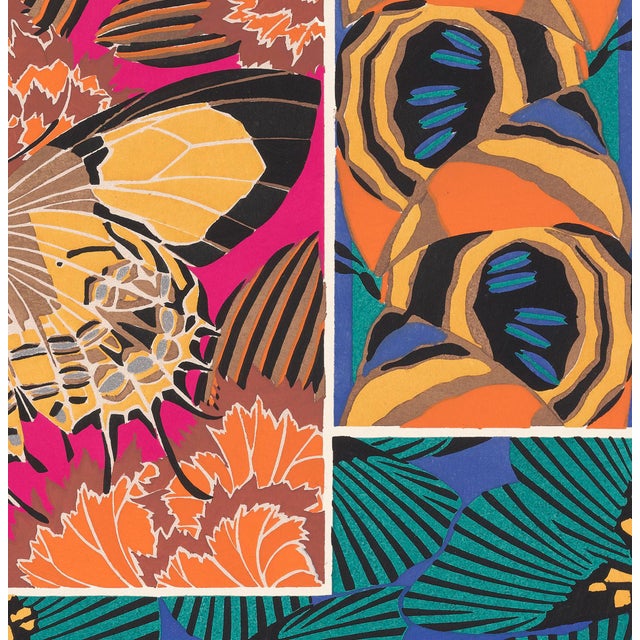 Contemporary Papillons (Butterflies) Plate 18 Giclee Reproducion Art Print by Emile Allian Séguy For Sale - Image 3 of 4