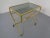 Metal French Brass & Glass Cart with Magazine Rack, 1960s For Sale - Image 7 of 16