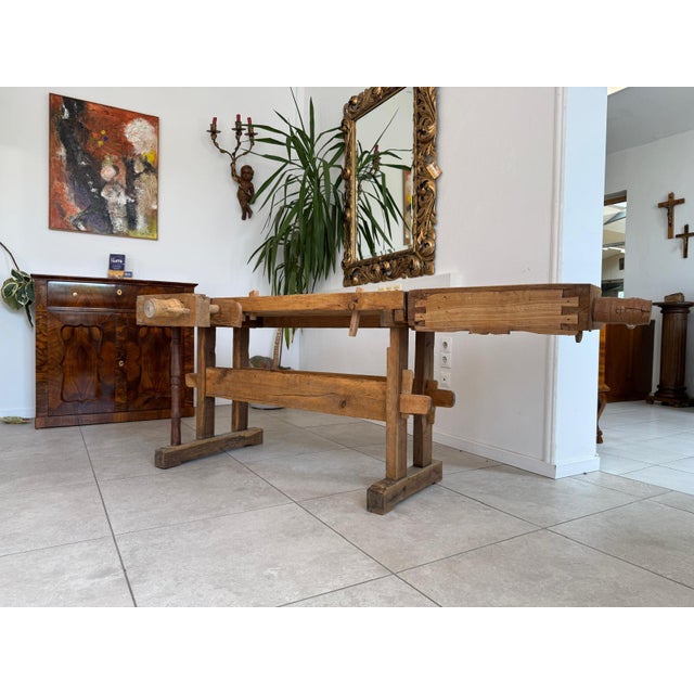 Antique Workbench, 1890s For Sale - Image 3 of 18