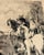 Antique Etching by French Artist Louis Monziès After Eugene Fromentin - Orientalist Falconry Equestrian For Sale - Image 13 of 17