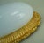 Metal Vintage Glass Sconce with 234 Opaline Glass and Gilt Aluminum from Glashütte Limburg, 1970s For Sale - Image 7 of 16