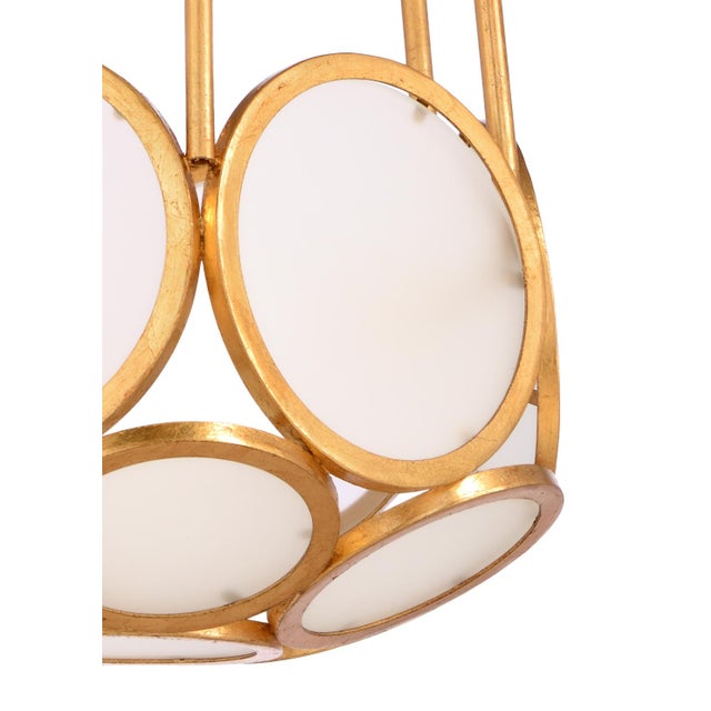 Contemporary Wildwood Earlom Gold Pendant Light For Sale - Image 3 of 5