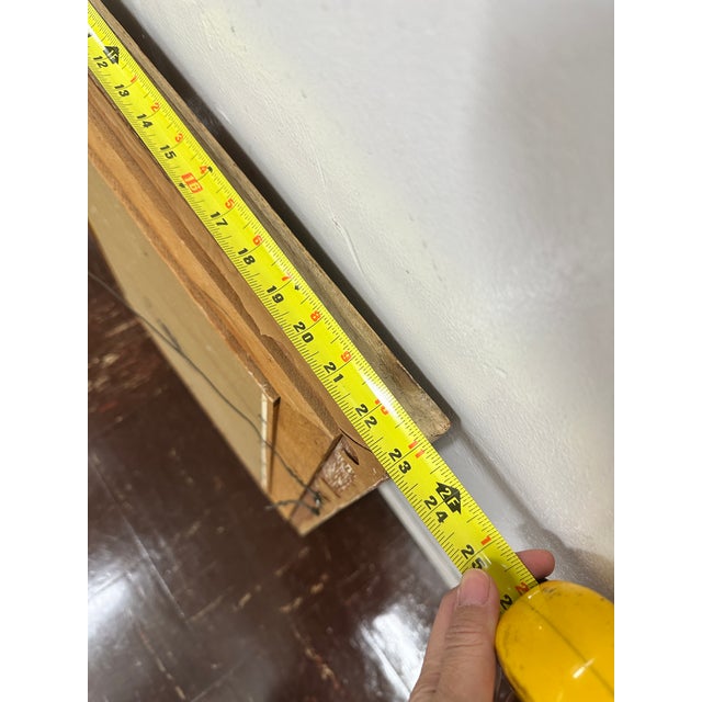 Vintage Still Life of Flowers 1960s Mid Century Impressionist Art Professionally Framed Oil Painting 27.5” X 23” Signed Bert 1964 For Sale In Los Angeles - Image 6 of 10