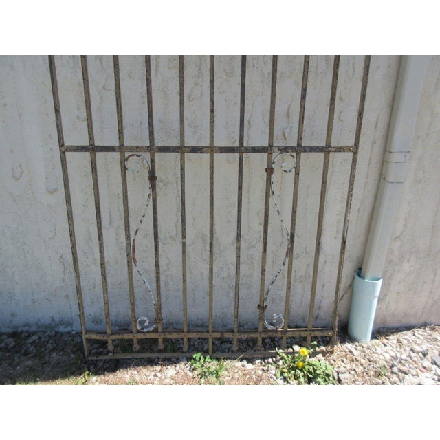 Antique Victorian Iron Gate For Sale - Image 4 of 7