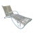 1950s Attributed to Walter Lamb Bronze and Nautical Rope Chaise Lounge For Sale