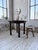 Round Walnut Table with Turned Legs, 1900s For Sale - Image 5 of 18