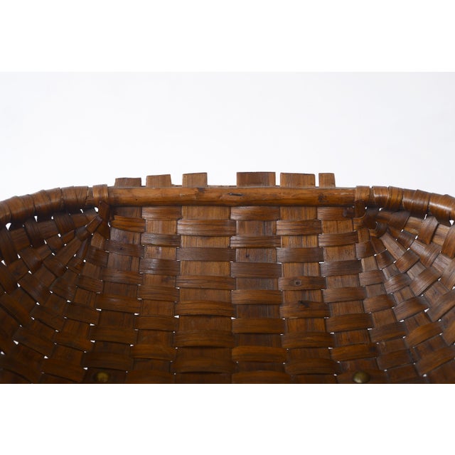 Vintage 1950s MCM Italian Magazine Basket Catch All For Sale - Image 9 of 10