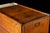 Antique Oak Filing Cabinet With Brass Hardware For Sale In Chicago - Image 6 of 17