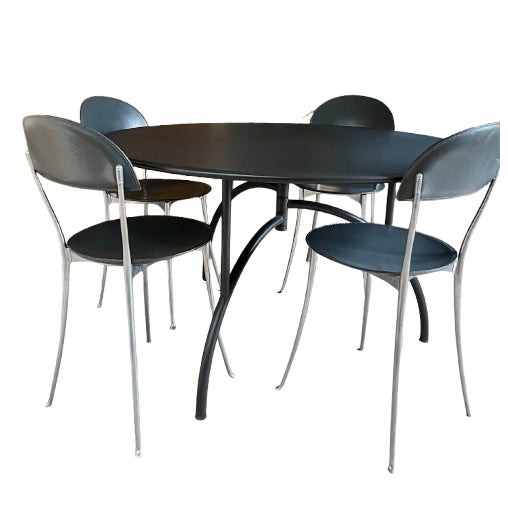Philippe Starck Aleph Ubik for Driade 47" Sculptural Tripod Dining Table, 1990 (Original Catalog) For Sale - Image 9 of 9
