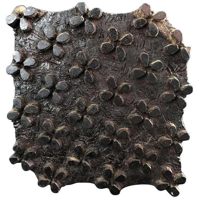 Wood Antique Indian Wooden Buffer for Printing Fabrics, 1900 For Sale - Image 7 of 7