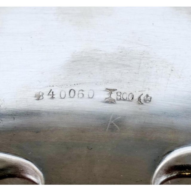 Silver Art Nouveau Silver Jardiniere with Glass Insert from Koch & Bergfeld, Germany, 1900s For Sale - Image 8 of 9