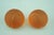 Glass Orange Sandblasted Murano Glass Tennis Balls Paperweights from La Murrina, Italy, 1970s, Set of 2 For Sale - Image 7 of 18