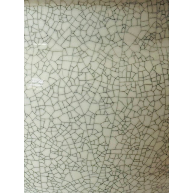 1940s Impressive Chinese Porcelain Planter With StandImpressive For Sale - Image 5 of 6