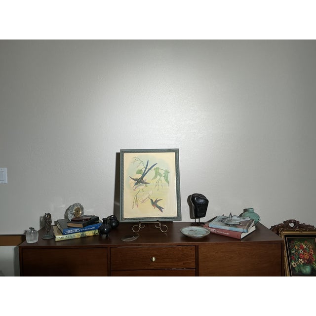 Mid 20th Century Mid 20th Century Modern Ceramic-Coated Cast Iron Sculptural Equestrian Horse Head Catchall Dish – 9” For Sale - Image 5 of 9