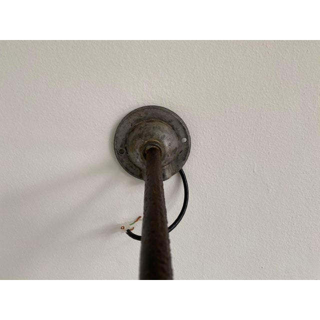 Vintage Nathan Turner Metal Industrial Light Fixture Sconce For Sale In Savannah - Image 6 of 11