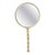 Gold Brass Double-Sided Hand Mirror, France, 1960s For Sale - Image 8 of 8