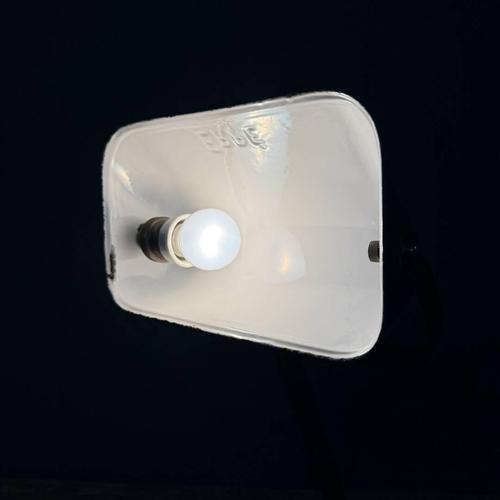 Banker's Lamp withTurquoise Enamel Shade from Erpé, 1930s For Sale - Image 12 of 18