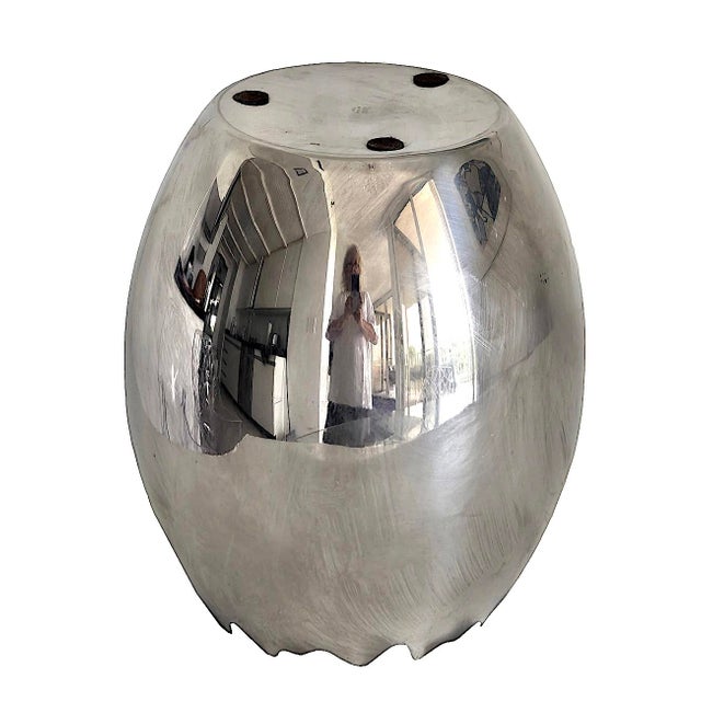 Alessi Vintage Mepra Ovo Italian Ice Bucket/Vase in Stainless Steel For Sale - Image 4 of 12