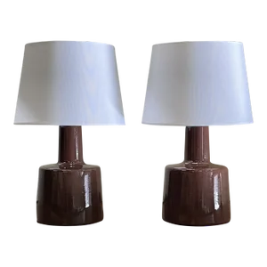 1960’s Jane and Gordon Martz Ceramic Table Lamps- a Pair