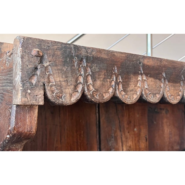 Wood 19th Century Cupboard or Cabinet, Walnut, Castillian Influence, Spain, Restored For Sale - Image 7 of 18