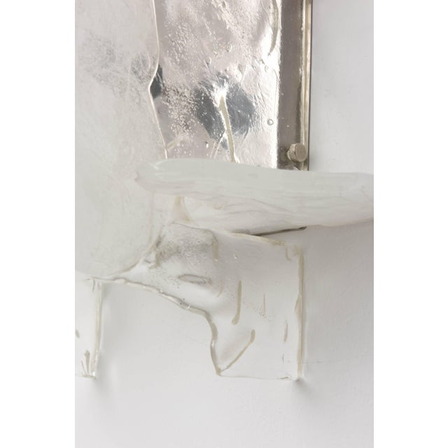 Murano Glass Wall Sconces by Mazzega, Italy, 1960s - a Pair For Sale - Image 9 of 11