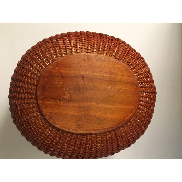 1993 Nantucket Basket with Inlaid Penny, Dated Chairish