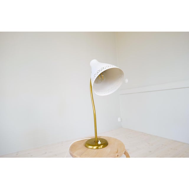 Mid-Century Swedish Adjustable Table Lamp from Böhlmarks, 1940s For Sale - Image 11 of 15
