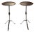 Vintage Decorative Martini Tables, 1980s, Set of 2 For Sale