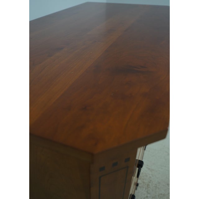 Wood Stickley Cherry 21st C. 6 Drawer Dresser For Sale - Image 7 of 15