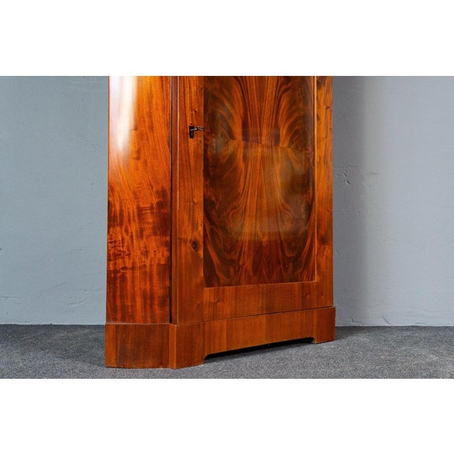 Biedermeier Brown Corner Cabinet For Sale - Image 6 of 18