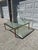 Mid 20th Century Hollywood Regency Neoclassical Brass & Faux Tortoise Bamboo Coffee Table With Glass Top For Sale In New York - Image 6 of 12