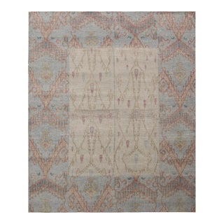 Rug & Kilim’s Oversized Mira Rug in Sky Blue, 12x16 For Sale