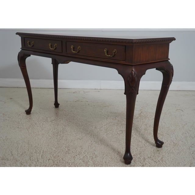 Age: Approx: 30 Years Old Details: Mahogany Dove-Tailed Drawer Construction Fine Carved Details High Quality Construction...