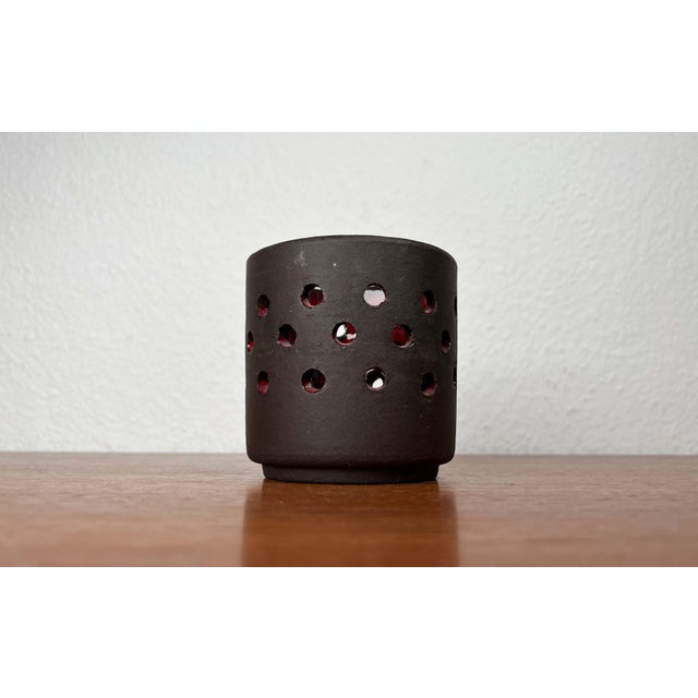 Mid-Century Modern Danish Studio Pottery Candleholder from Lehmann Pottery, 1960s For Sale - Image 18 of 18