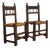 Spanish Decorative Side Chairs in Pine, 1800s, Set of 2 For Sale