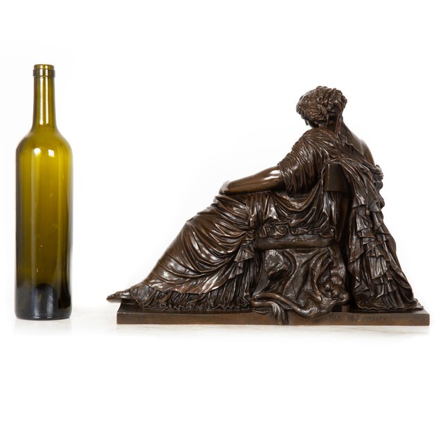 French French Bronze Sculpture “Dying Lucretia” (1868) by Jean-Baptiste Clesinger For Sale - Image 3 of 15